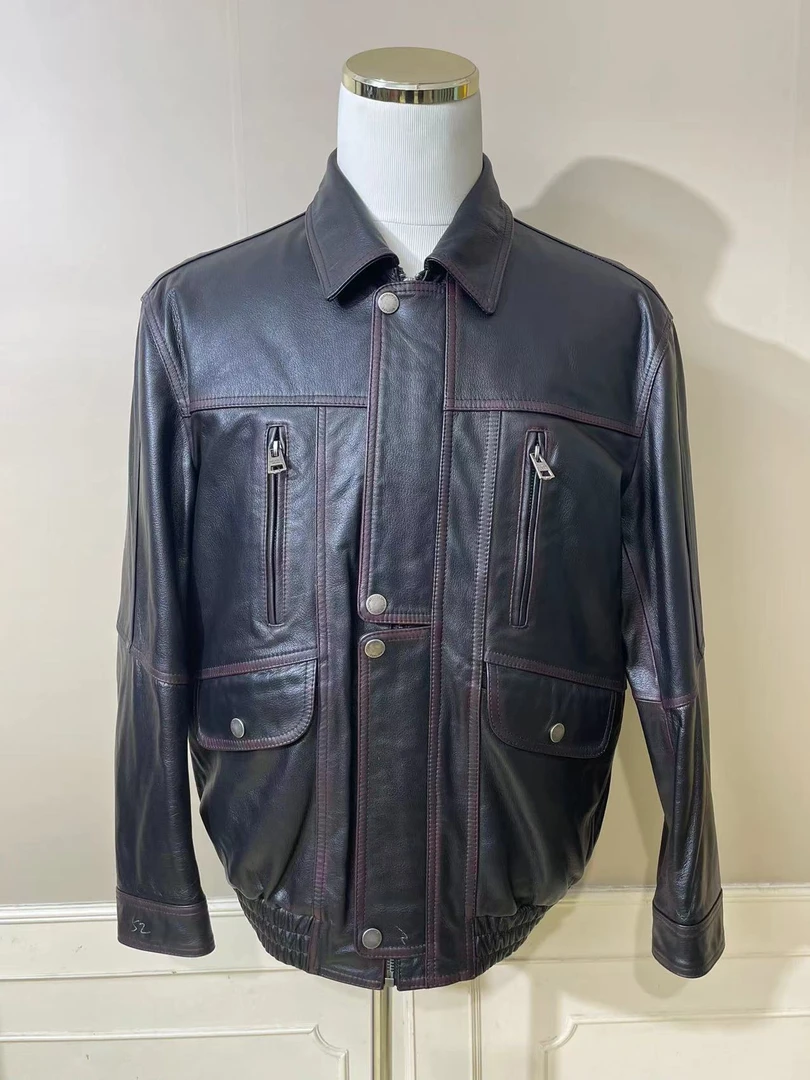 男士真皮牛皮28048