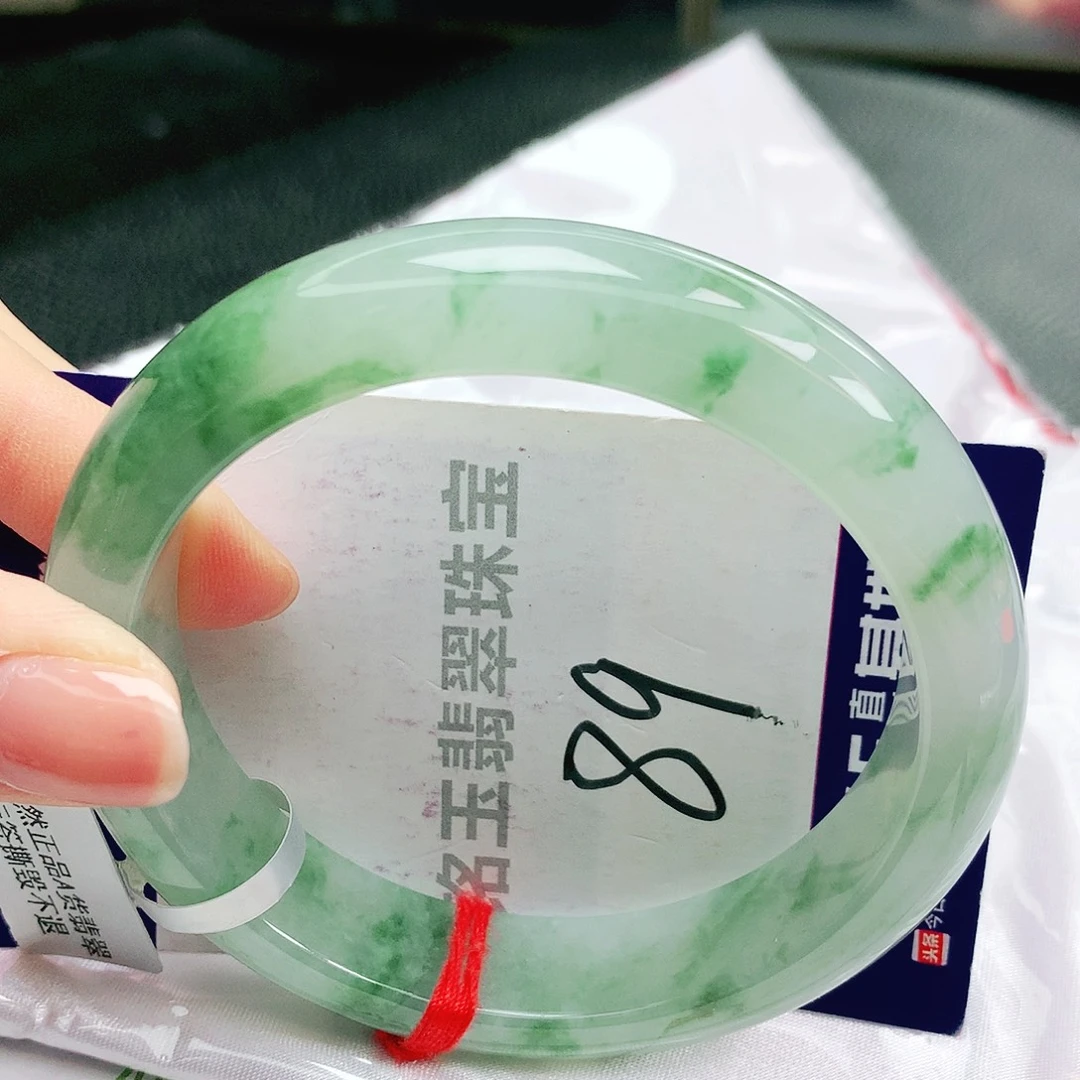 翡翠未镶嵌手镯缅甸天然a货翡翠手镯