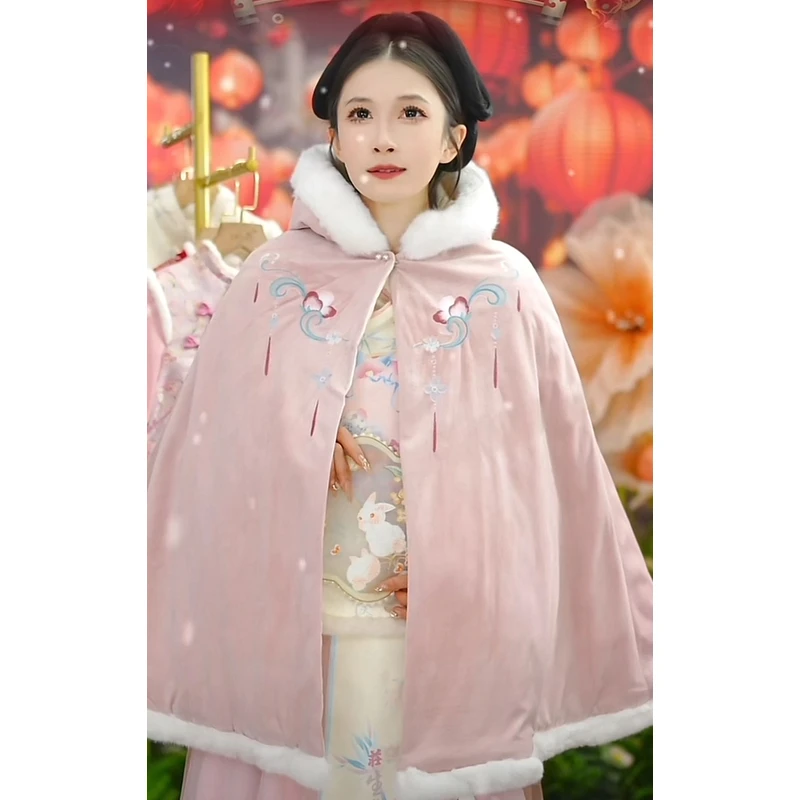 汪小荷品牌   女童中国风16b上衣（披肩）XX14301-A1