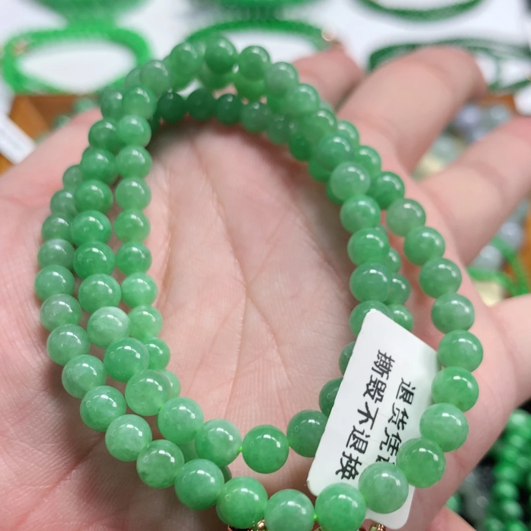 翡翠未镶嵌手链翡翠