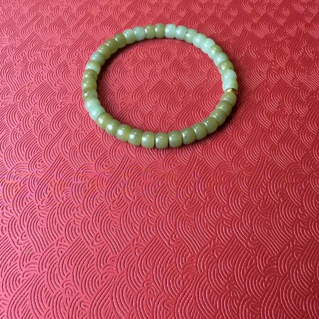 和田玉（碧玉）未镶嵌手链