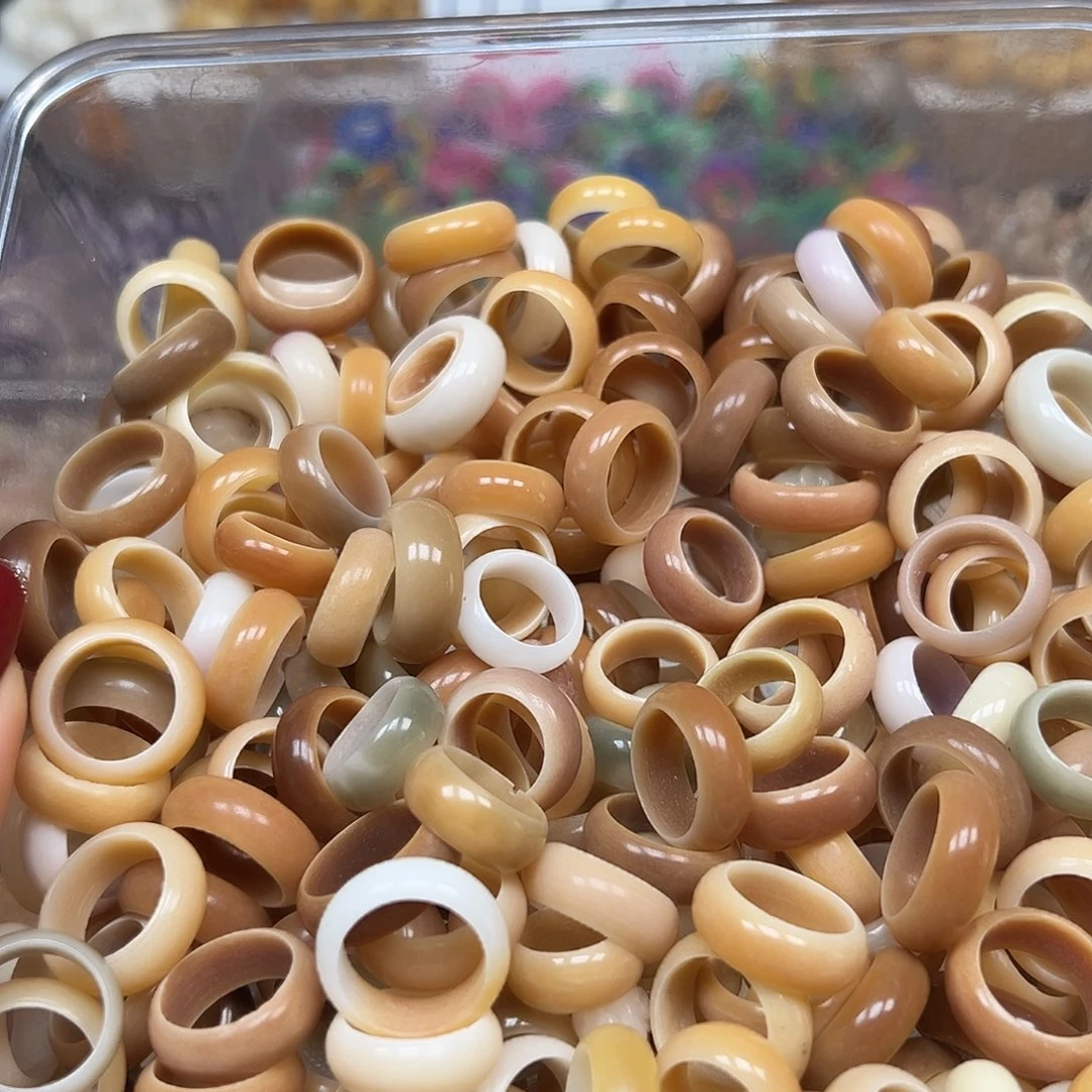 手串菩提根/象牙果微瑕跑环50颗