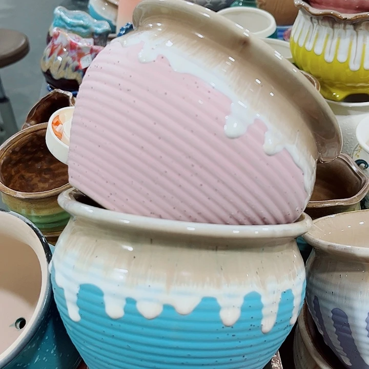 多肉陶瓷花盆满10元包邮