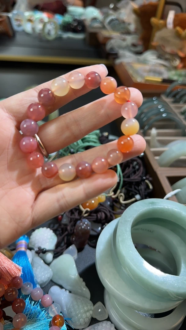 玛瑙多宝手串卡10