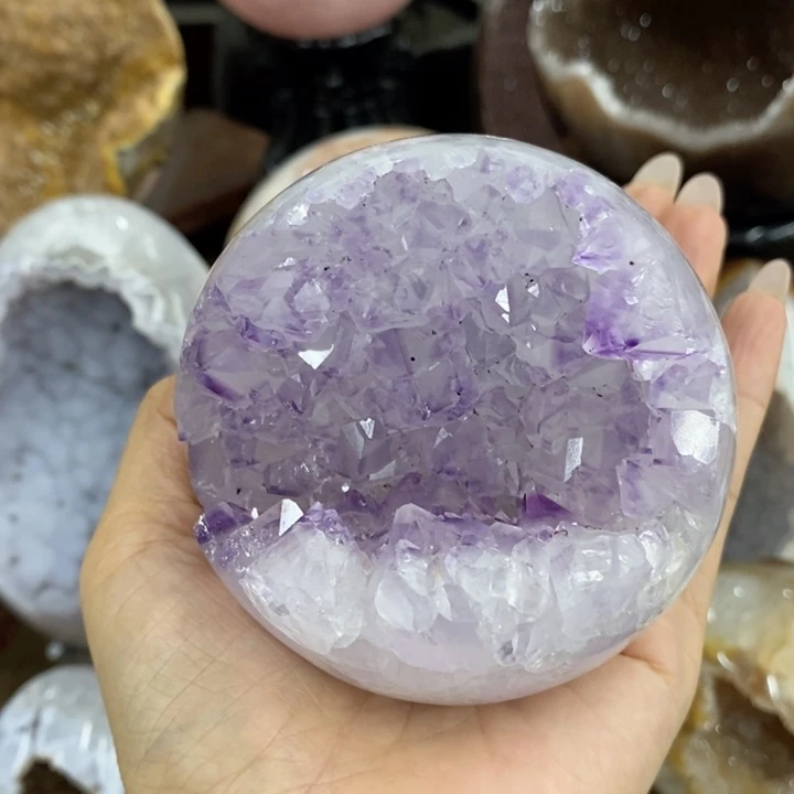 未镶嵌珠宝半成品紫晶