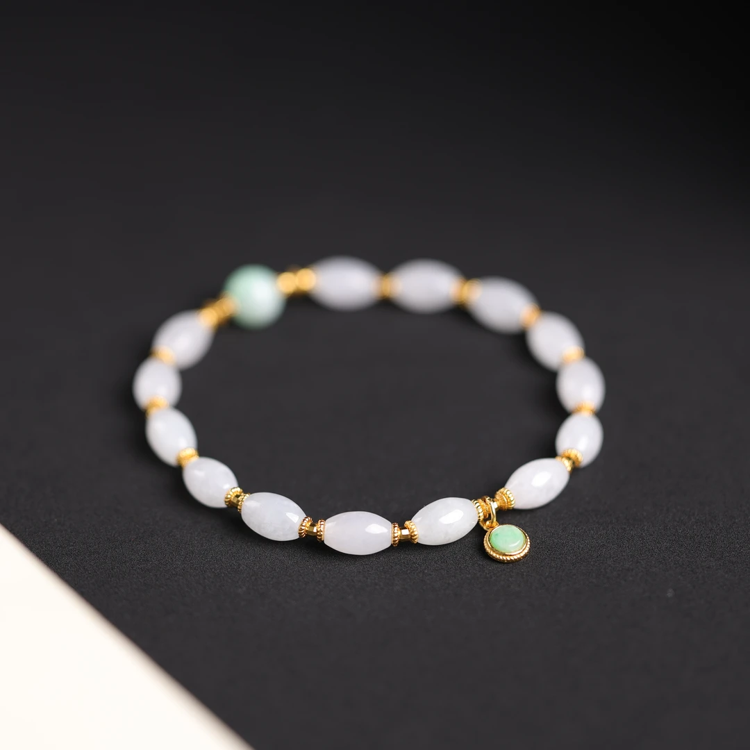 从心 | 严选精品冰底翡翠手链