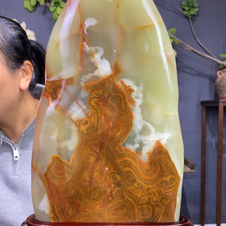 石材精品古青石摆件