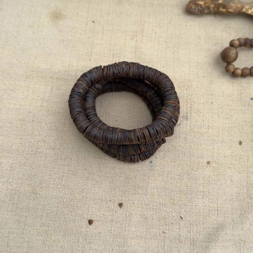 沉香手串绿奇楠沉水单圈约1.0多样性发一条
