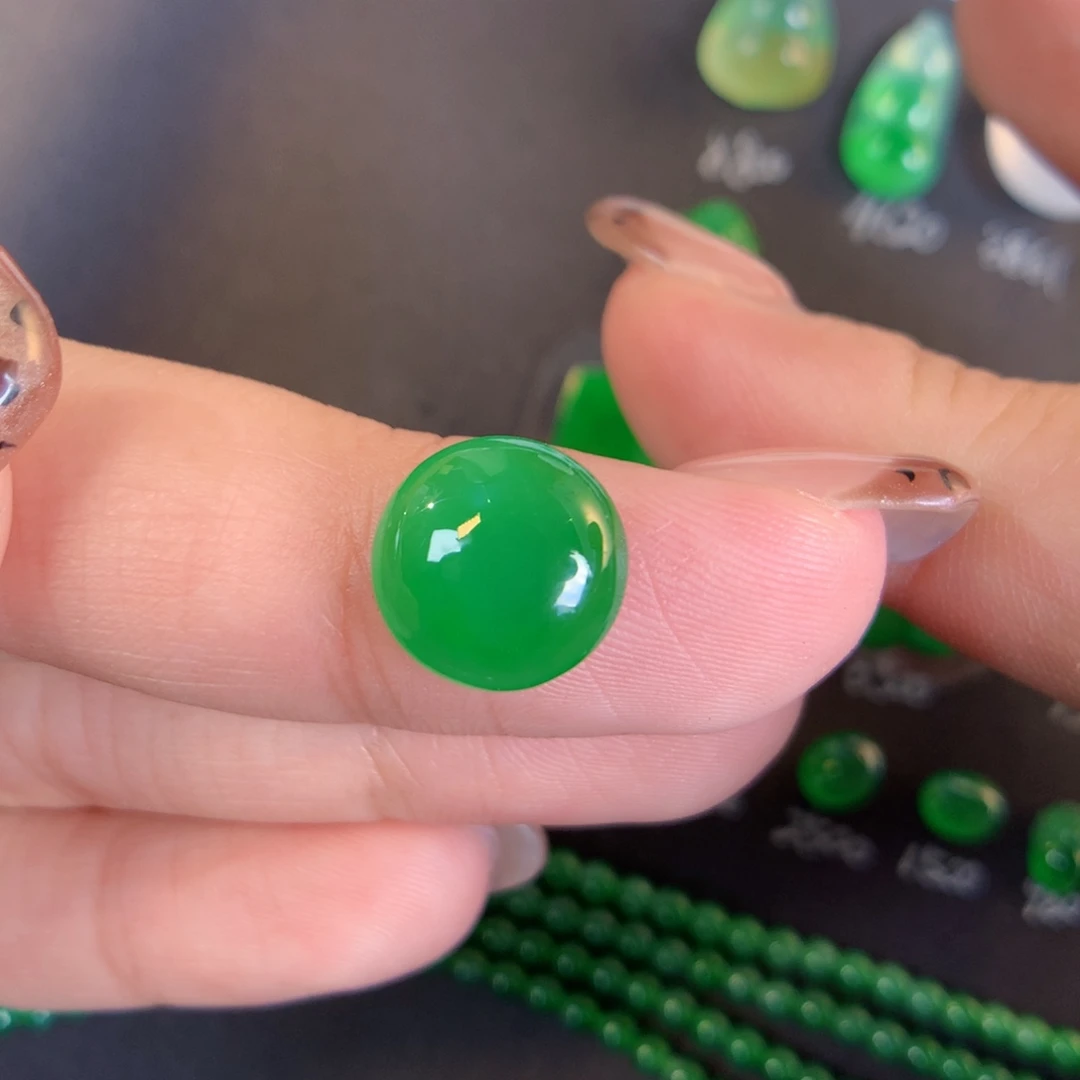 翡翠散珠翡翠10.78-10.7-4.01