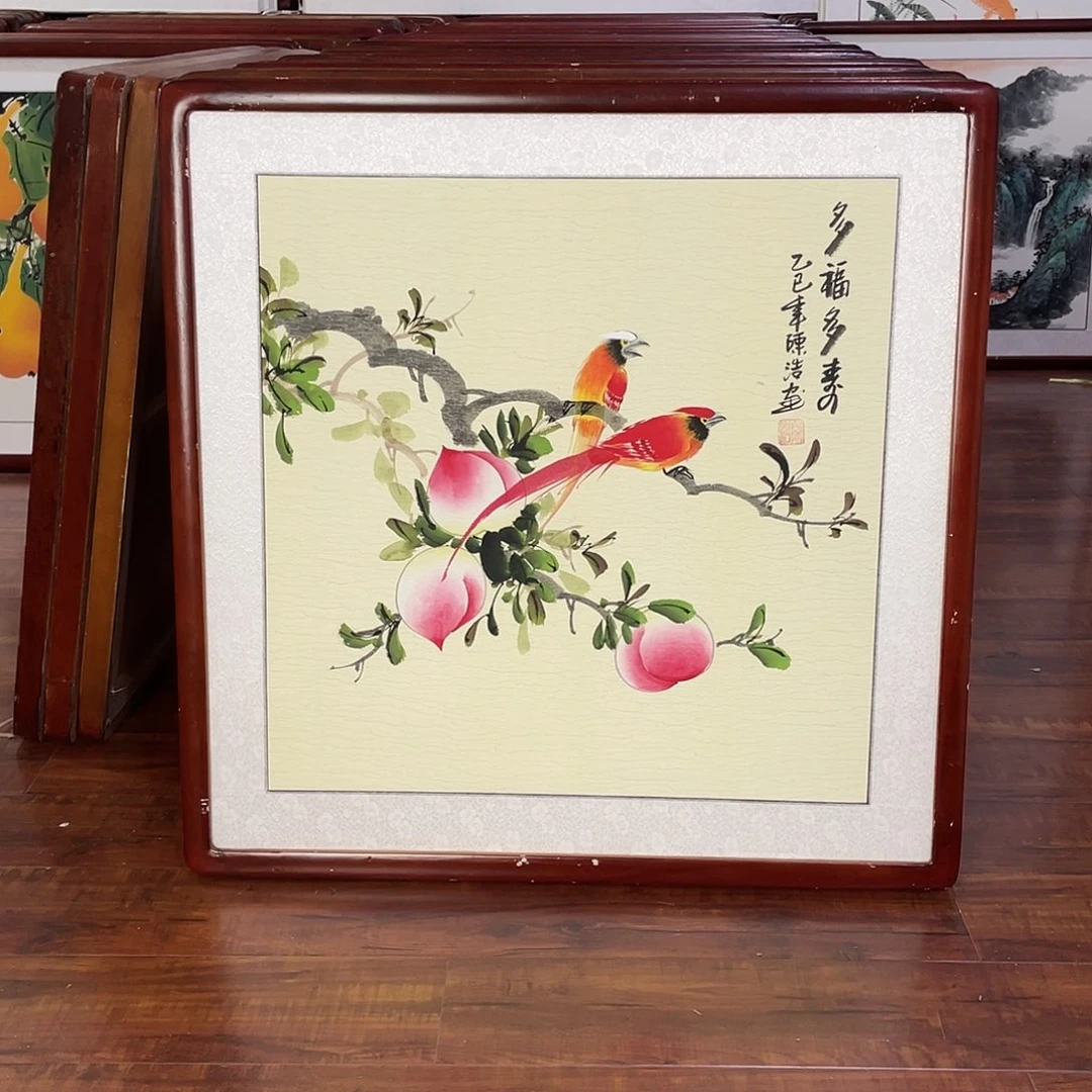 国画带框尺寸63*63厘米