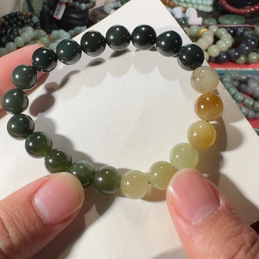 和田玉未镶嵌手链有包容