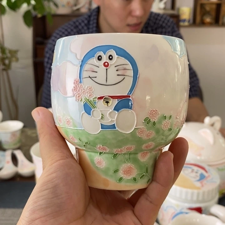 *****瓷片景德镇釉下彩手绘