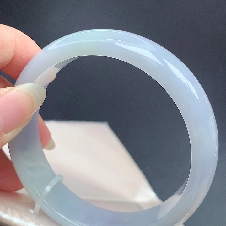 翡翠未镶嵌手镯58.7圈口