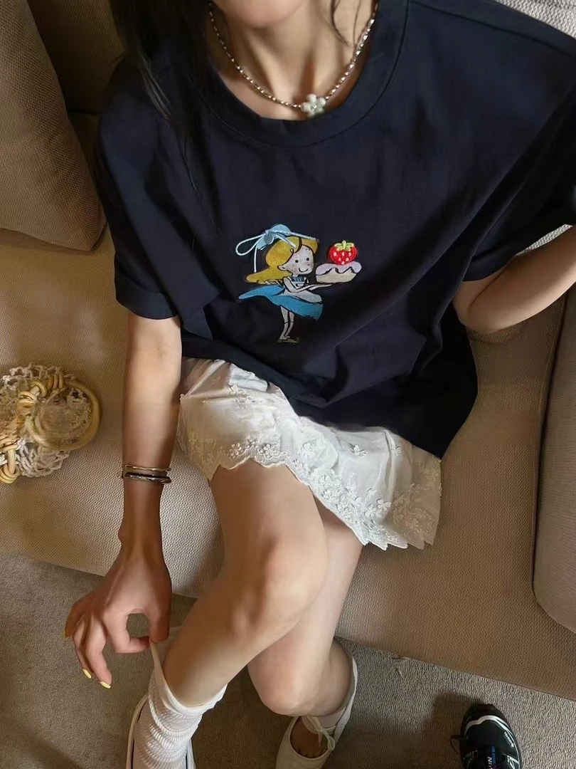 6692蛋糕小女孩T恤