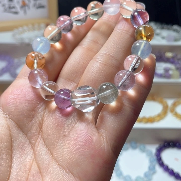 未镶嵌手链水晶彩色