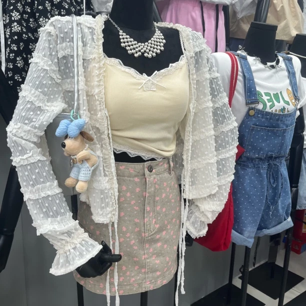 小艺优选/4408新款背心➕披肩两件套套装