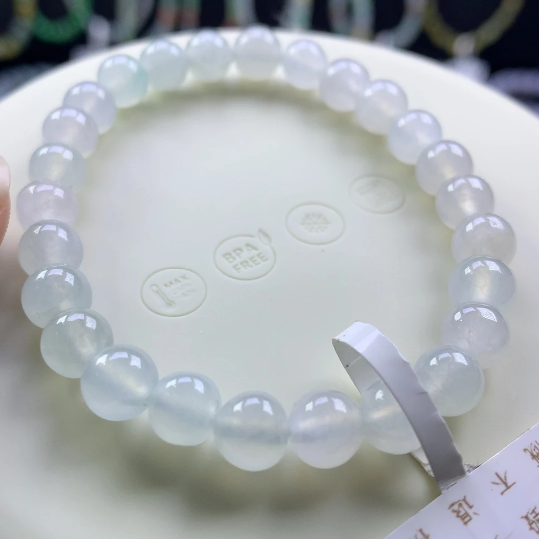 未镶嵌手串翡翠卡6.8