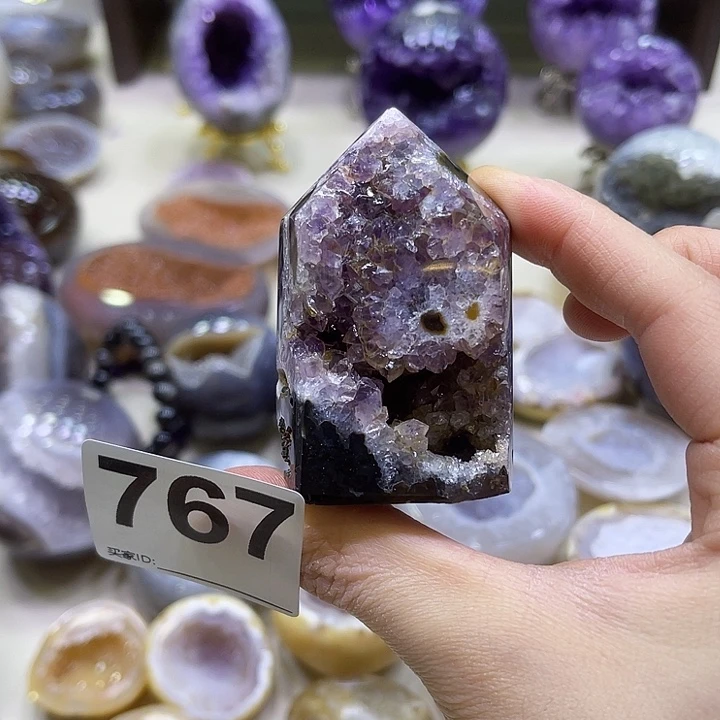 紫晶摆件未镶嵌摆件767