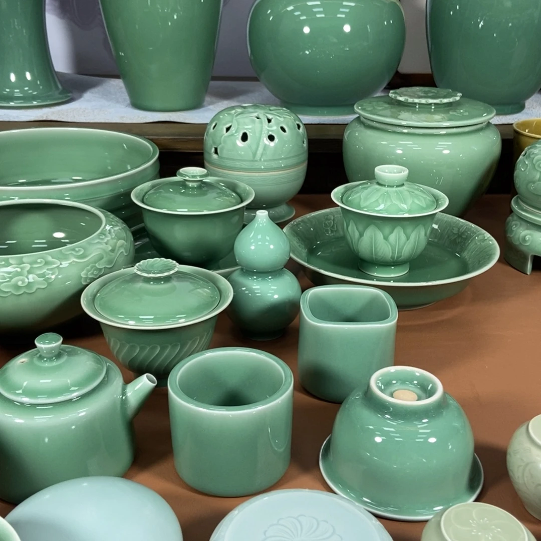 一***来龙泉青瓷茶器主人杯手工