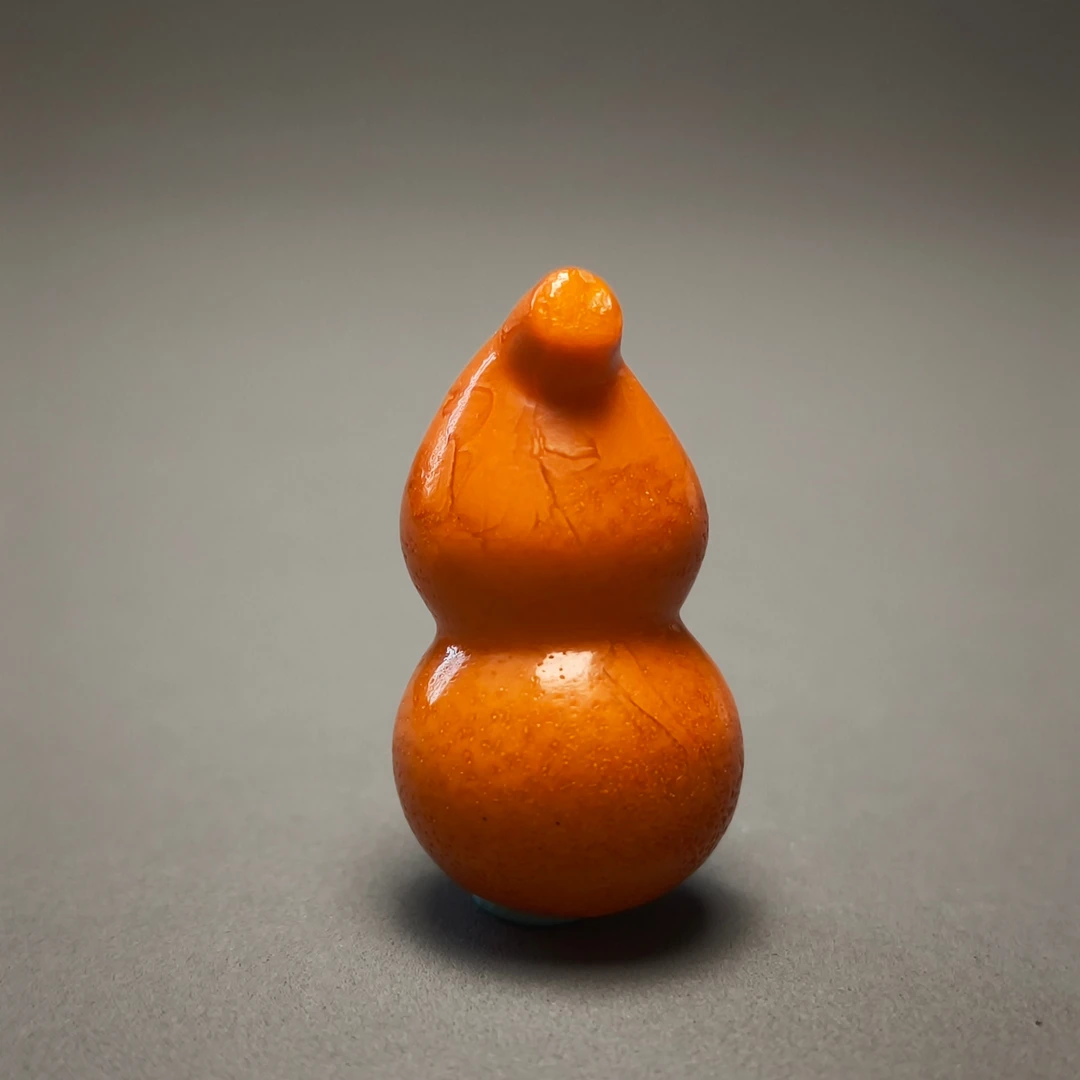 清代蜜蜡葫芦/DZ138001/古玩/收藏/德州文物