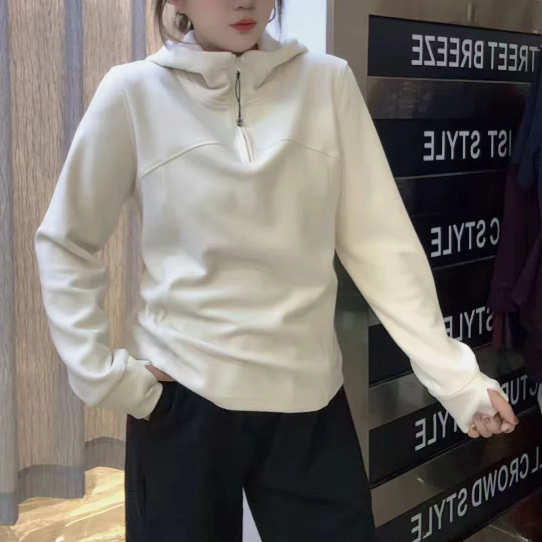 2.欧货简约长袖帽衫5588款衣长约62