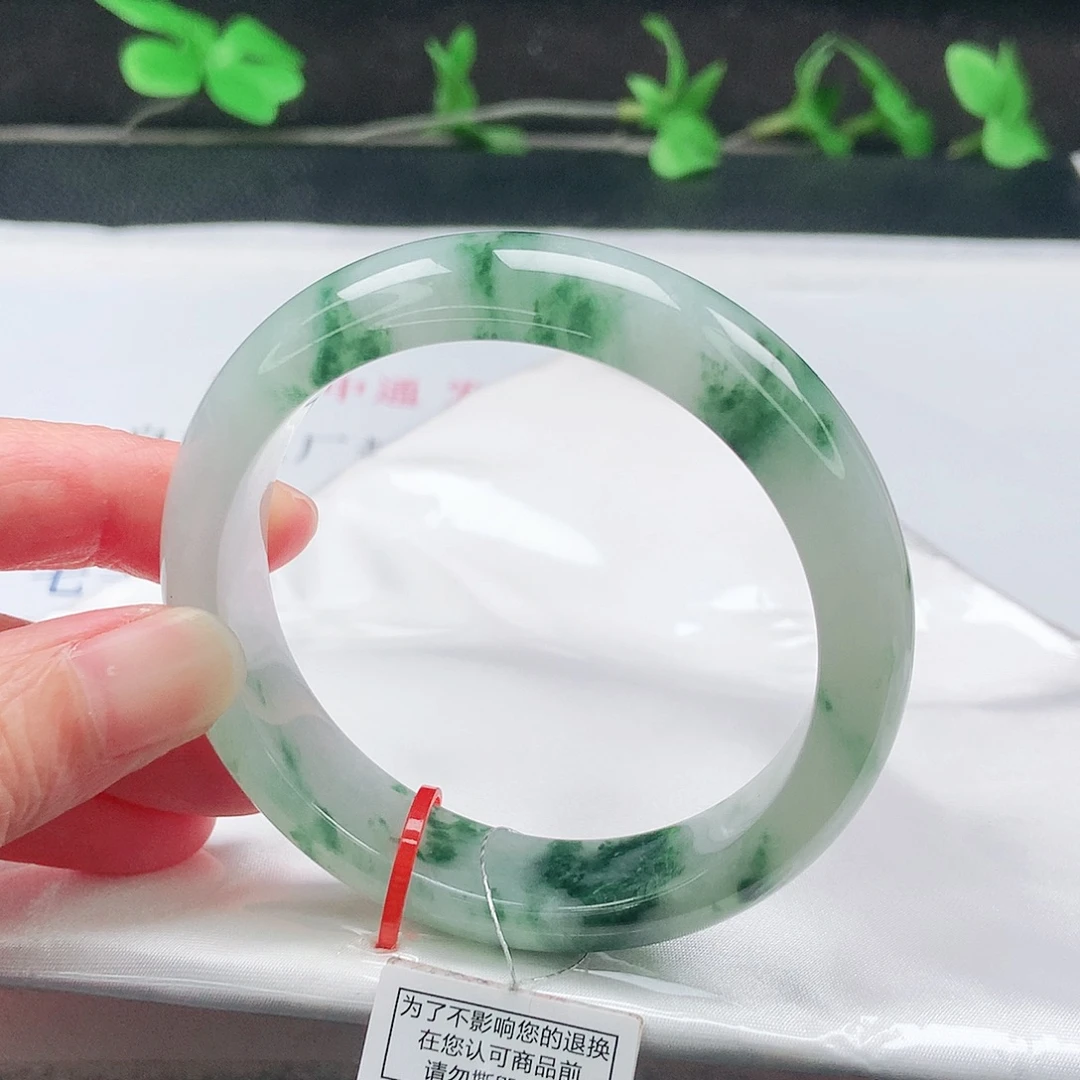 未镶嵌手镯翡翠55圈