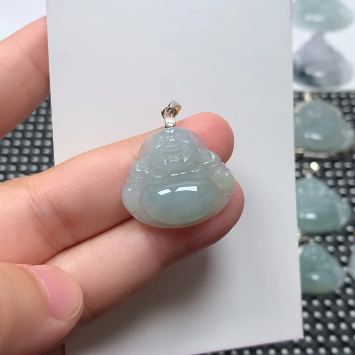 颈饰未镶嵌翡翠佛公
