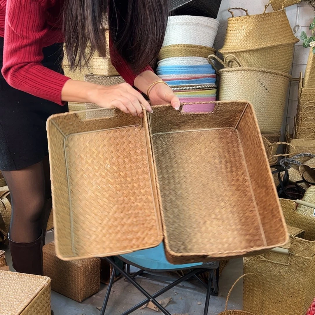 草编草编包/草编收纳盒微瑕疵