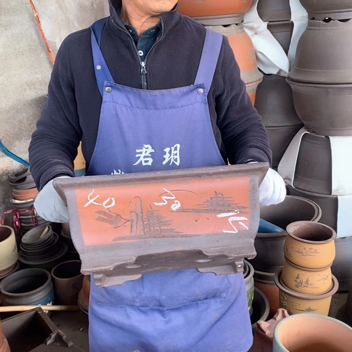 紫砂花盆紫砂花盆