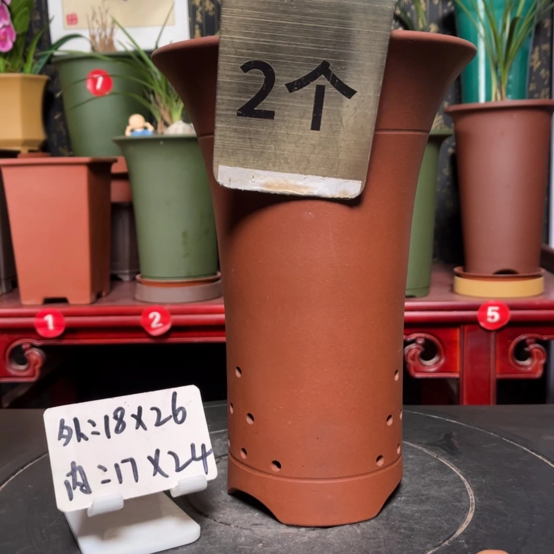 紫砂花盆紫砂花盆