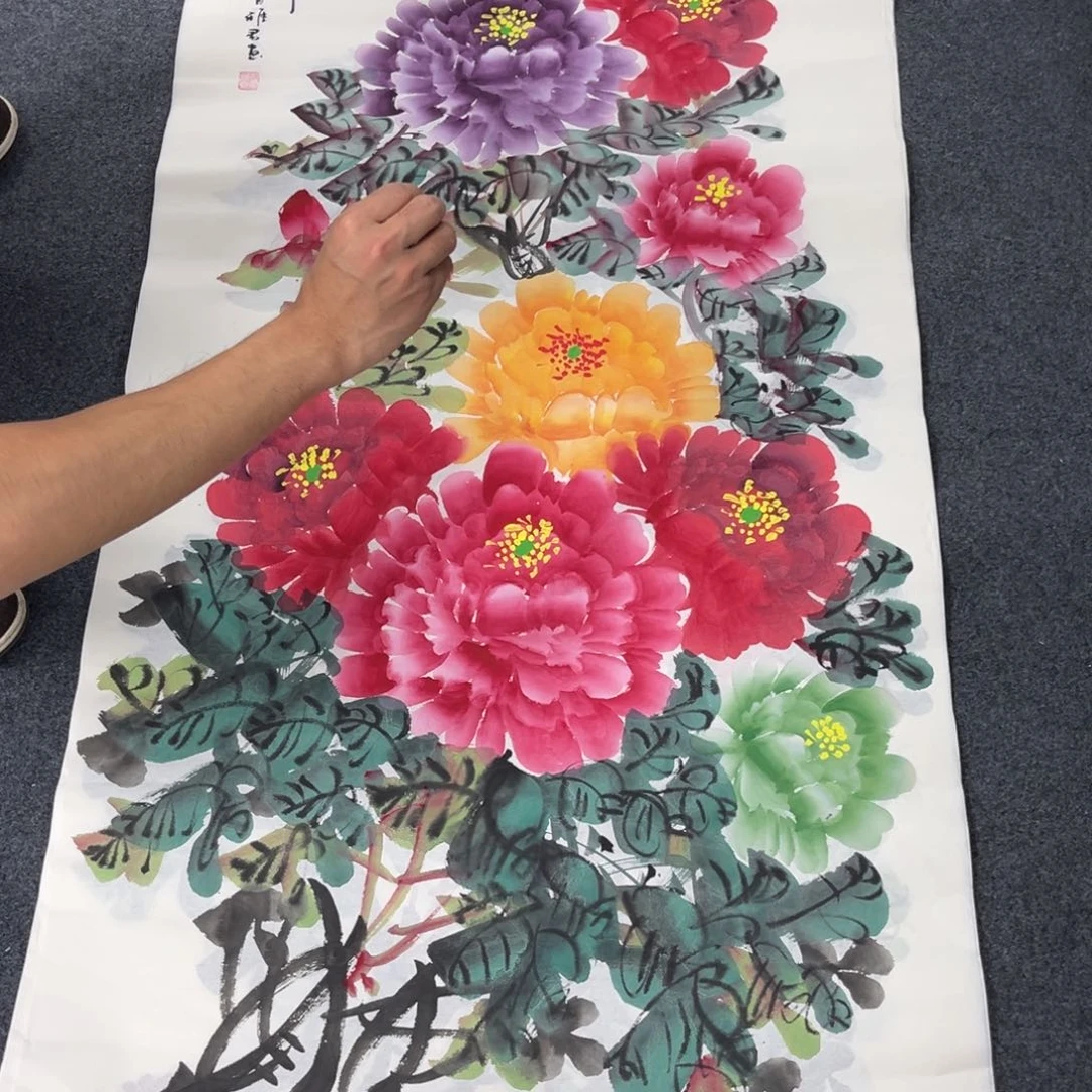 国画宣纸国画纯手绘作品