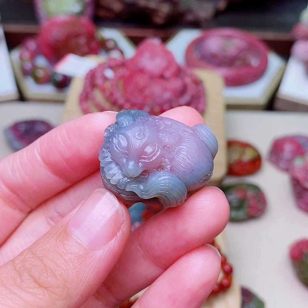 胖***胖玛瑙/玉髓未镶嵌珠宝奇石盐源玛瑙定制