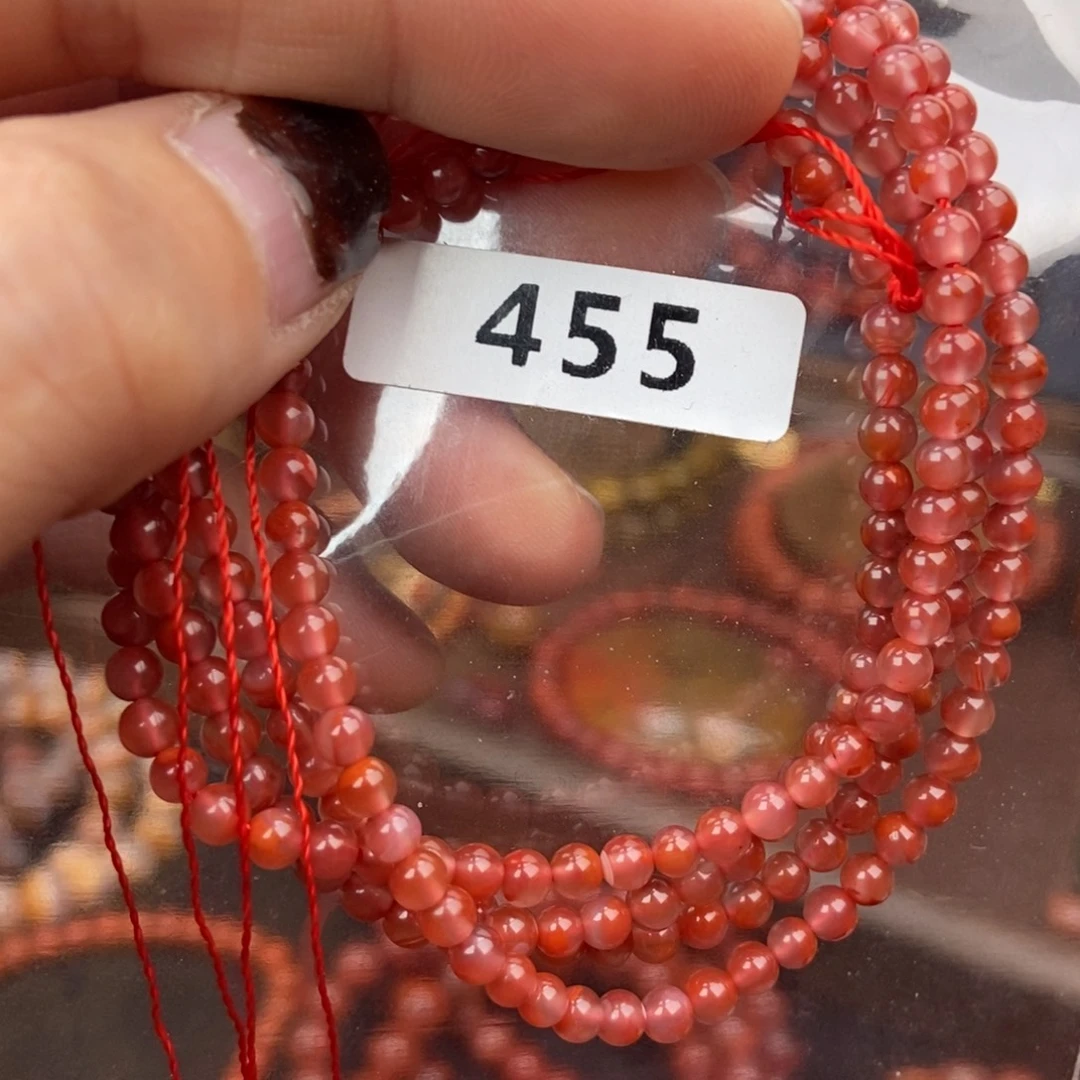 南红玛瑙未镶嵌手链