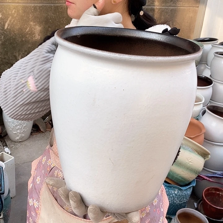 紫砂花盆正品口25高30