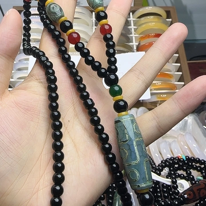 手镯玛瑙/玉髓未镶嵌玛瑙天珠项链清仓