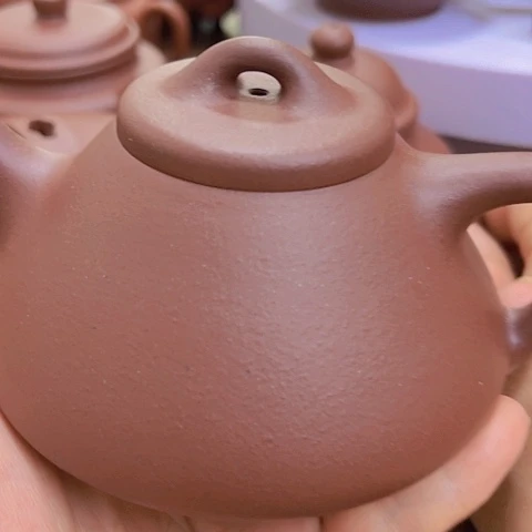 茶壶紫砂老紫泥花泥子冶230c c