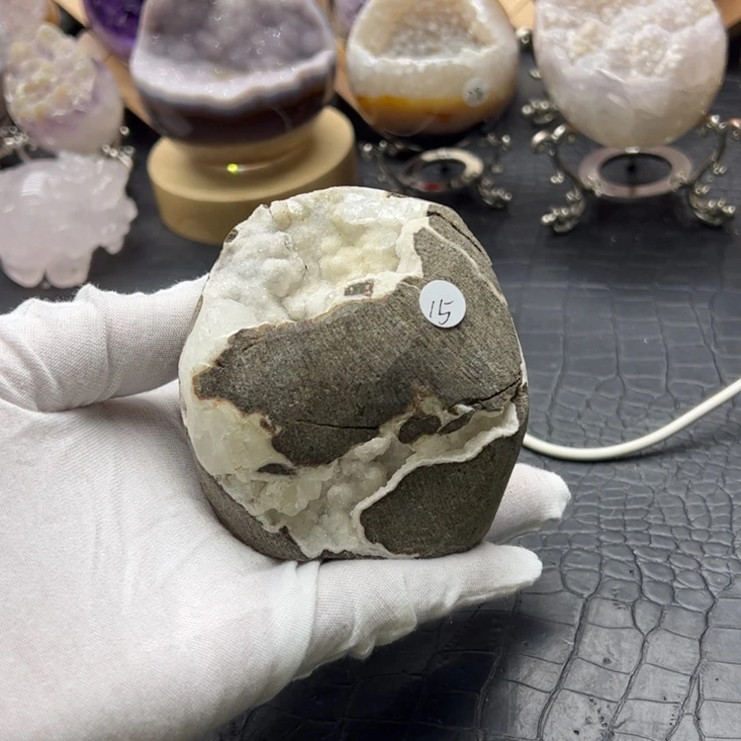 未镶嵌珠宝半成品水晶窝窝59