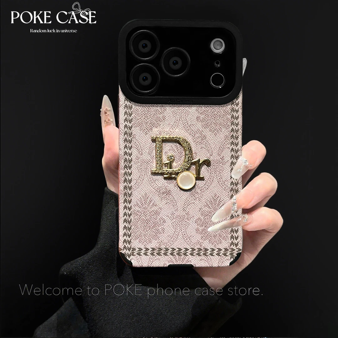 轻奢瞳眼十字纹翠缕繁花适用于苹果17华为vivo小米oppo手链手机壳