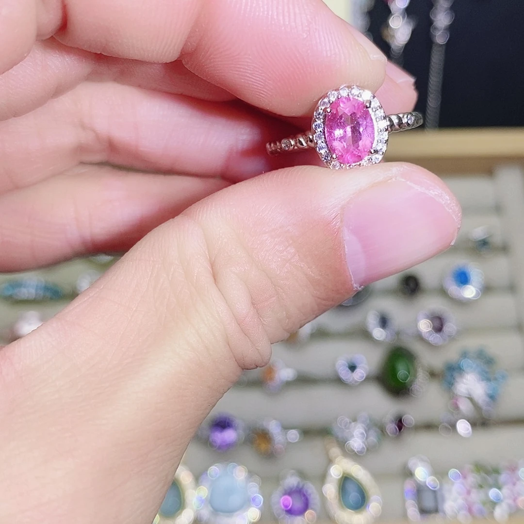 未镶嵌戒指托帕石4599