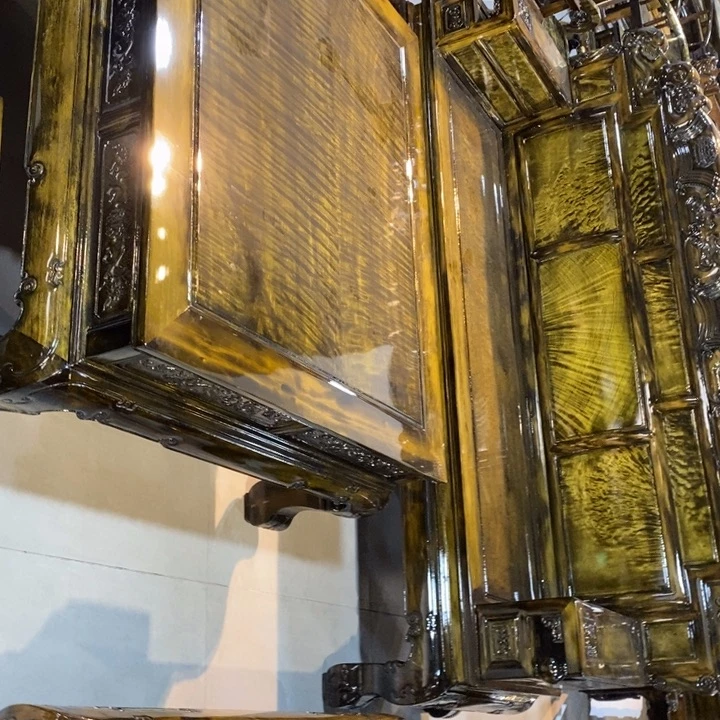 楠木财源滚滚沙发八件套