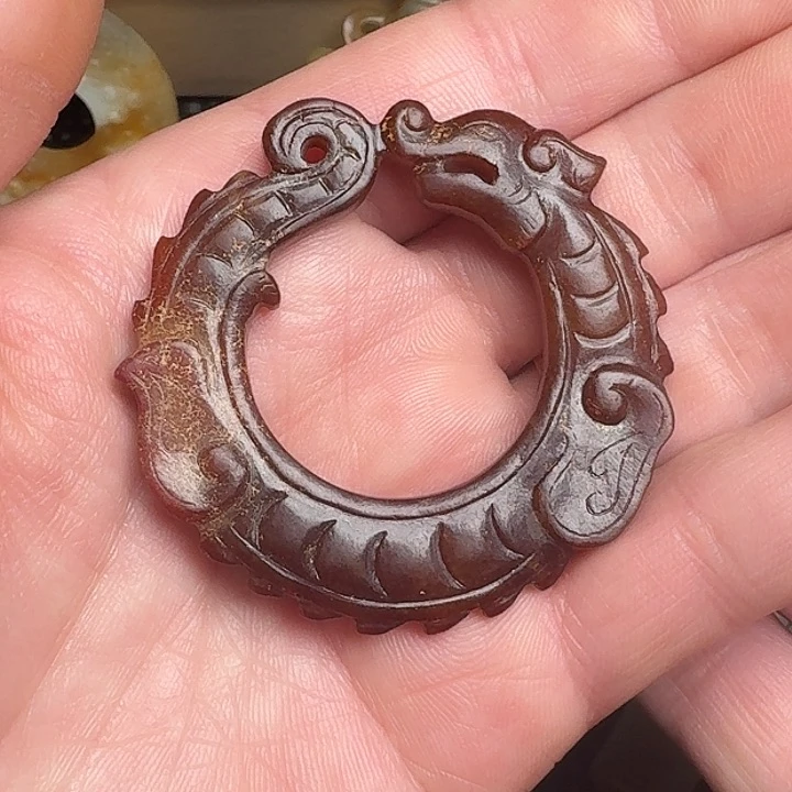 和田玉挂件未镶嵌六**顺