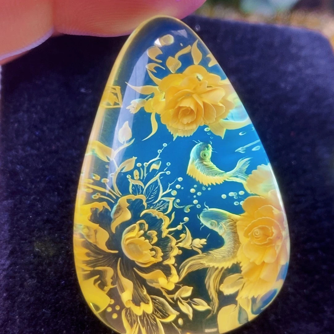 【闪购商品】未镶嵌吊坠(不含链)金珀