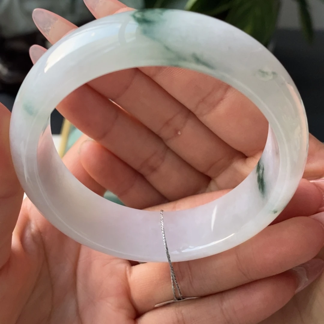 翡翠未镶嵌手镯天然