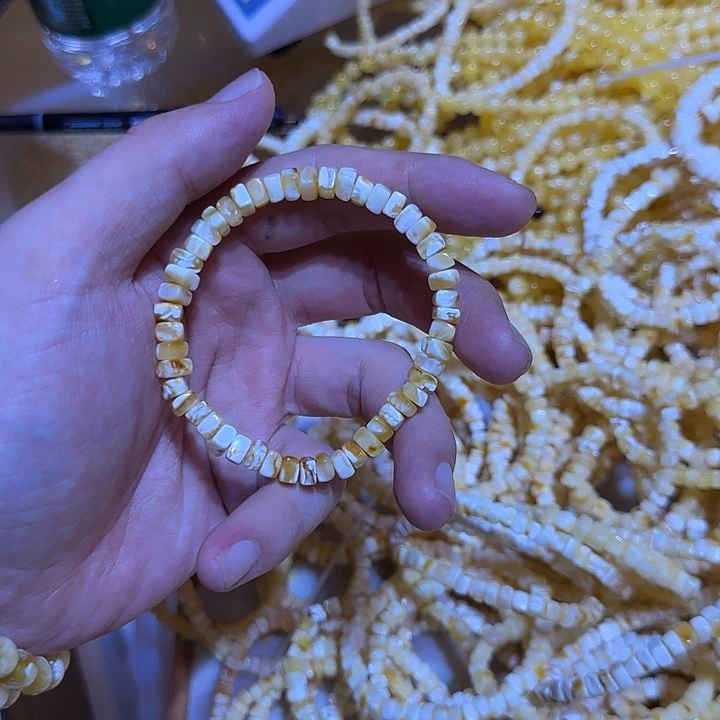 手链琥珀未镶嵌蜜蜡