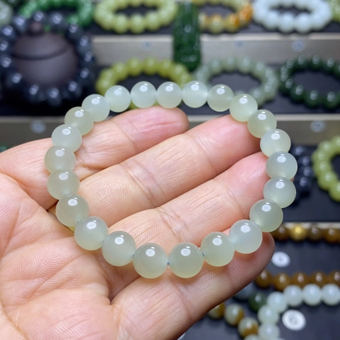 和田玉未镶嵌手串