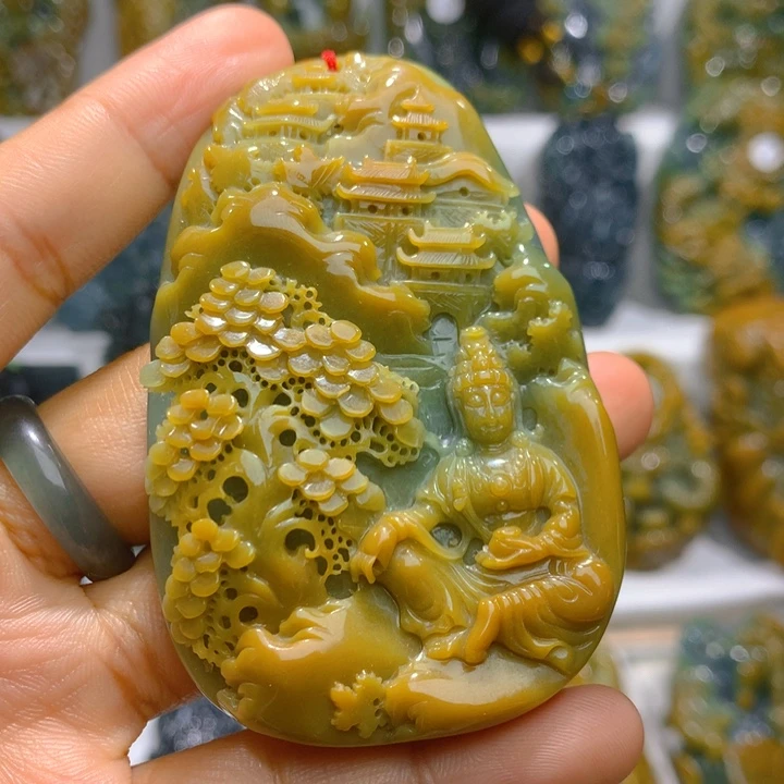吊坠(不含链)未镶嵌翡翠