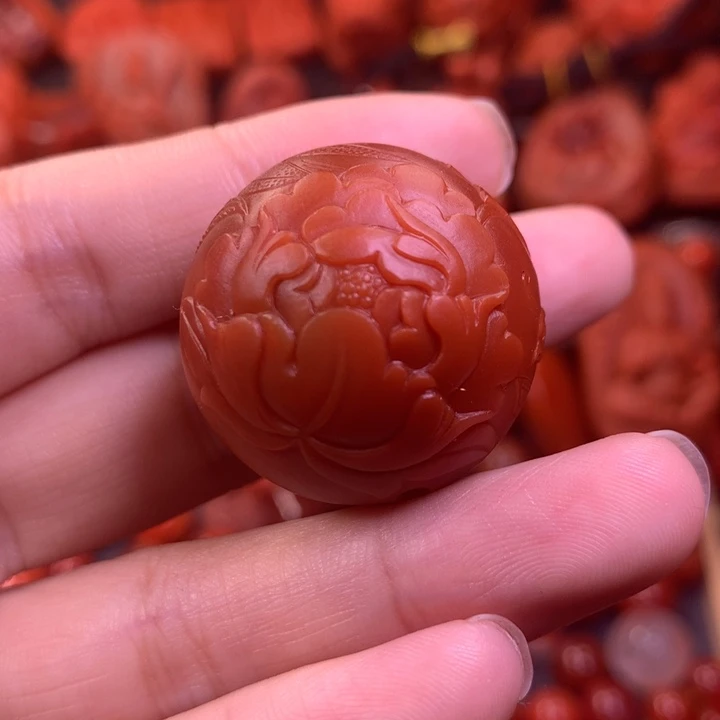 【闪购商品】南红玛瑙单珠未镶嵌豆**妈