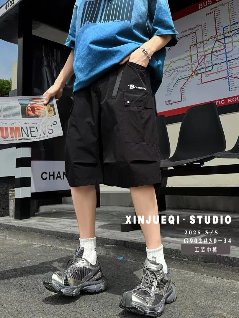 青少年夏季工装短裤中裤902
