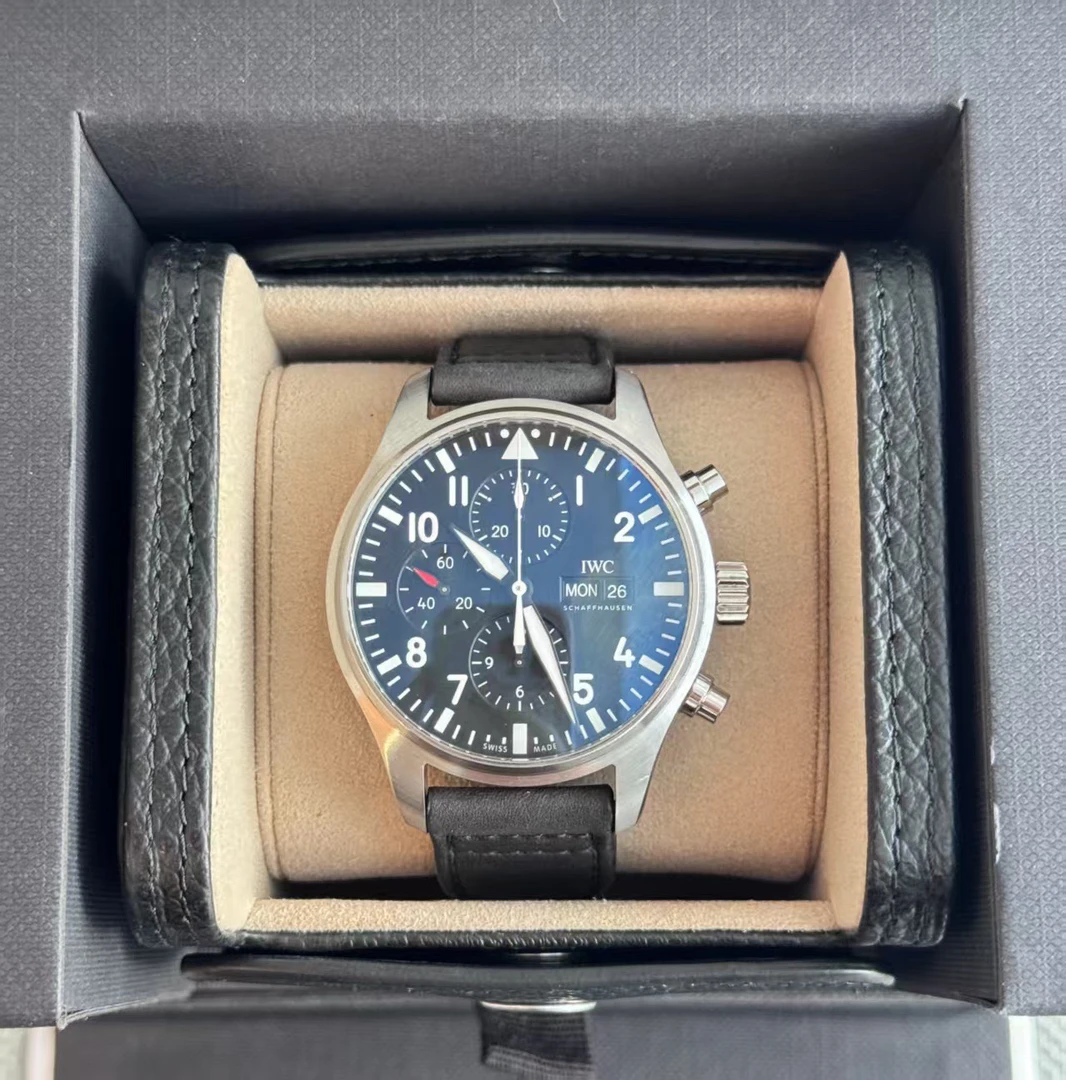 99新 IWC/万国 万国iw377709 黑22年全套