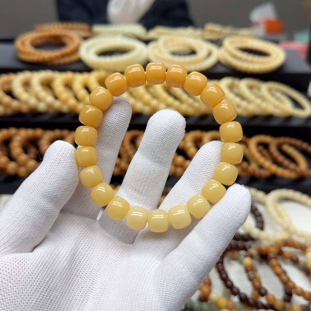 菩提根/象牙果手串10×11 10年 渐变 鬼工